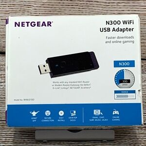 Netgear‎ N300 WiFi USB Adapter WNA3100 Wireless Network Dongle